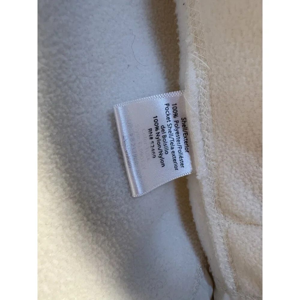 Faded-Glory Women's White Fleece Zipper Sweater Jacket Size M - Picture 5 of 14